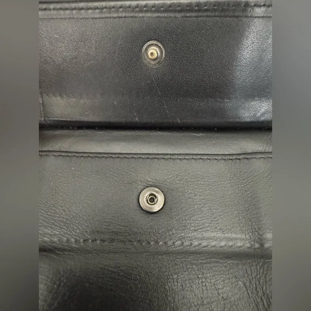 Bottega Veneta Black Intrecciato Leather Bifold Wallet